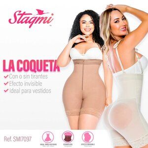 XL Instant BBL & Lipo Effect 100% Colombian Stagmi Coqueta SMI7097 Girdle Shaper